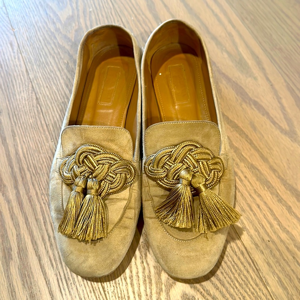 Aquazzura suede loafer
